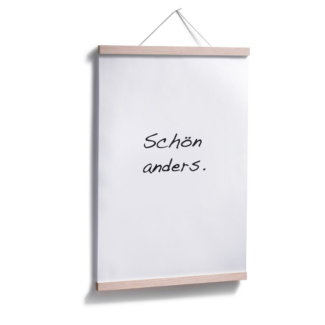 MAGNETIC - Wooden poster hanger | side by side