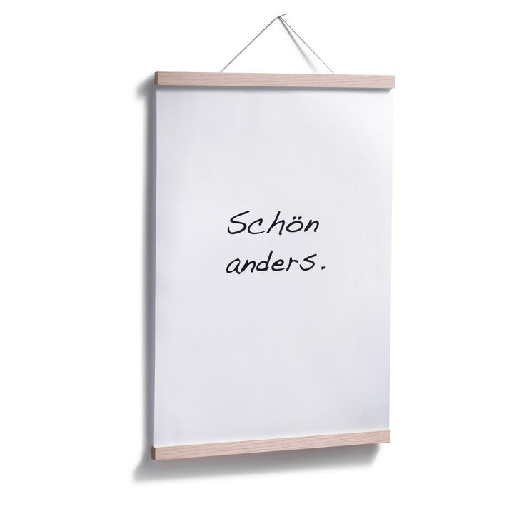 MAGNETIC - Wooden poster hanger | side by side