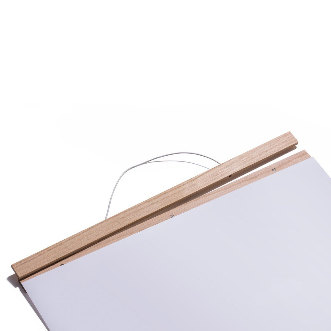 MAGNETIC - Wooden poster hanger | side by side