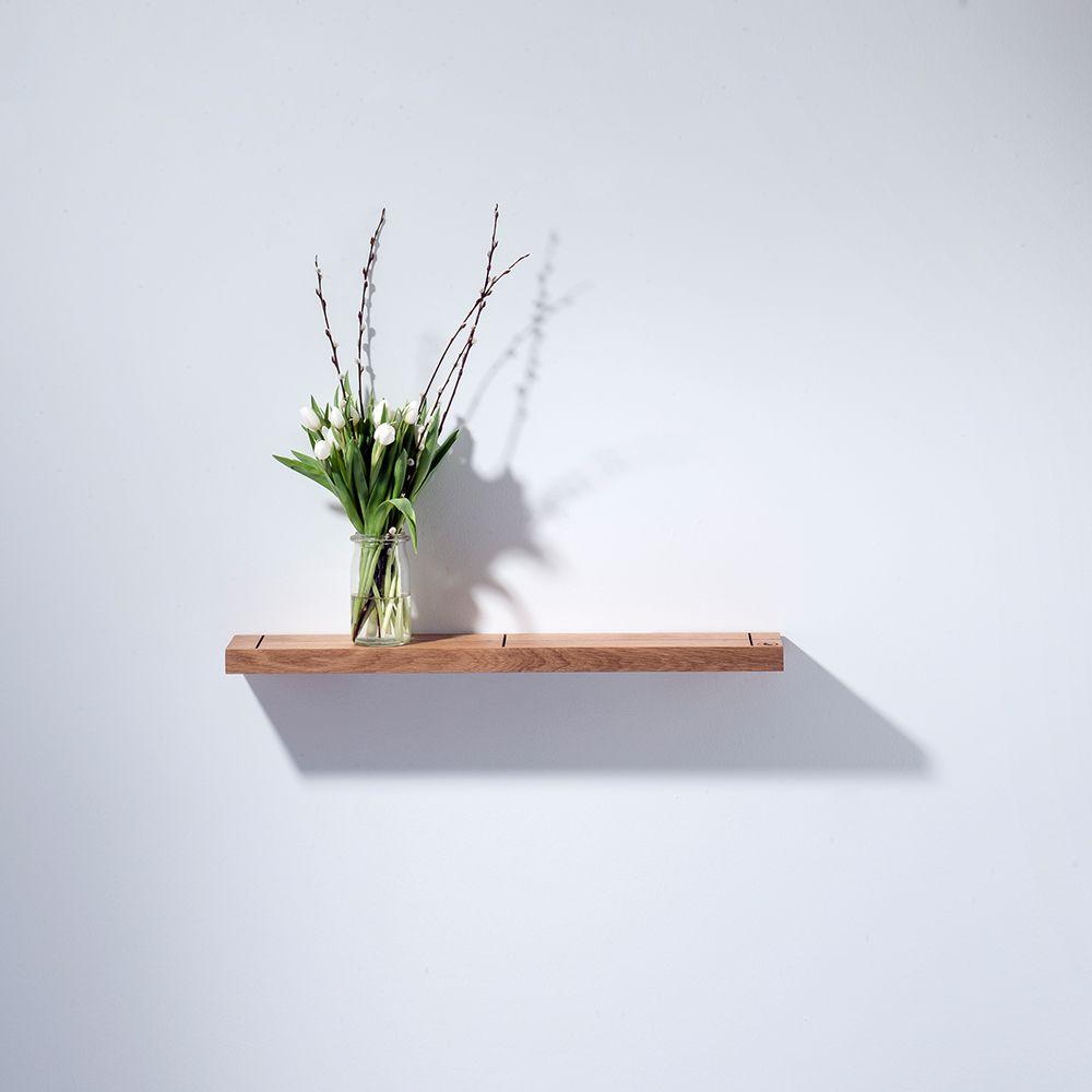 OAK - wall shelf with bookends | weld & co