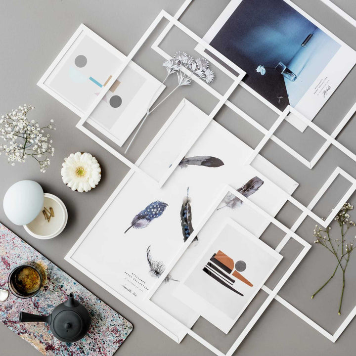 FRAME WHITE - picture frame - aluminum | Moebe