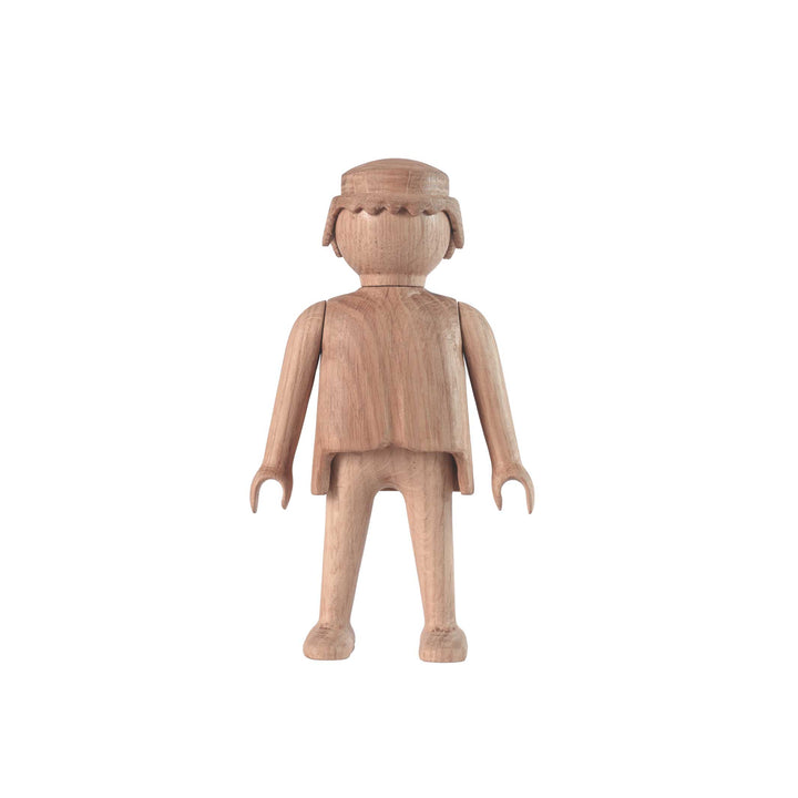 PLAYMOBIL Man Small - Wooden Figurine - Oak 17 cm high | Jakob Burgsø | boyhood