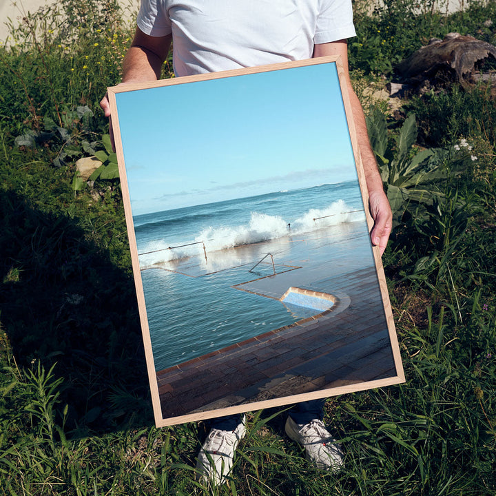 Poster in Rahmen Teneriffa - gehalten von Person