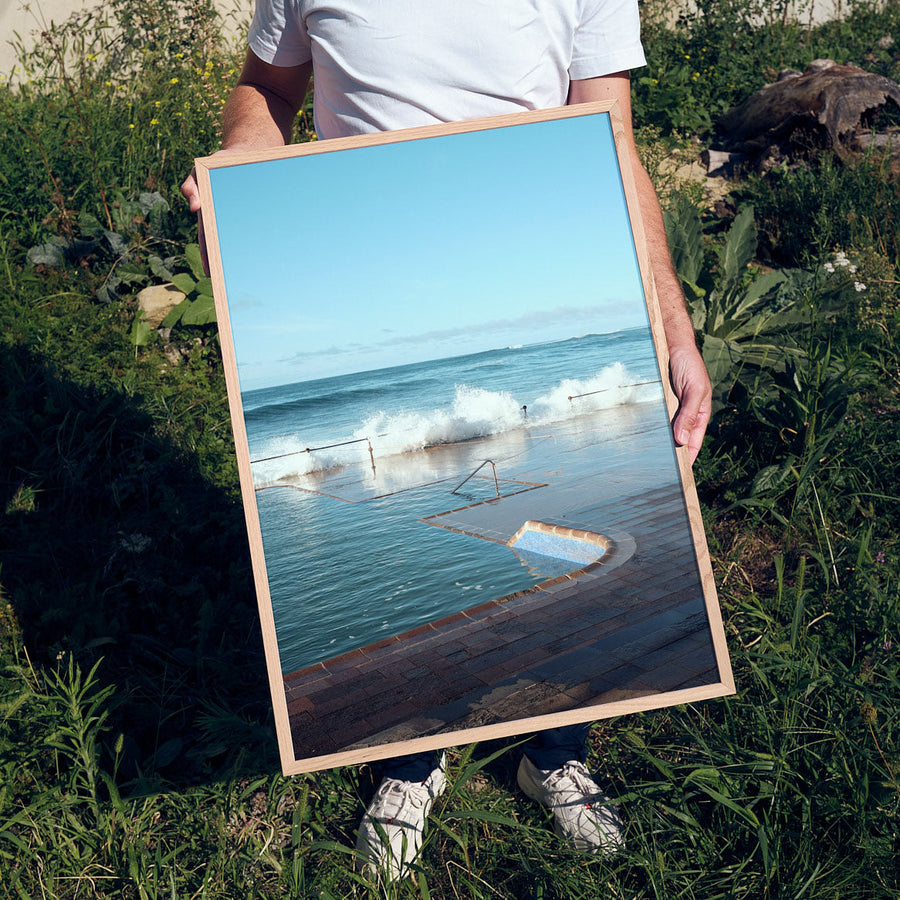 Poster in Rahmen Teneriffa - gehalten von Person