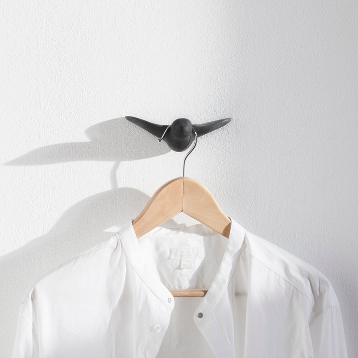 HUGE BIRD SWARM - coat hooks - set of 3 birds - large | Formpoet