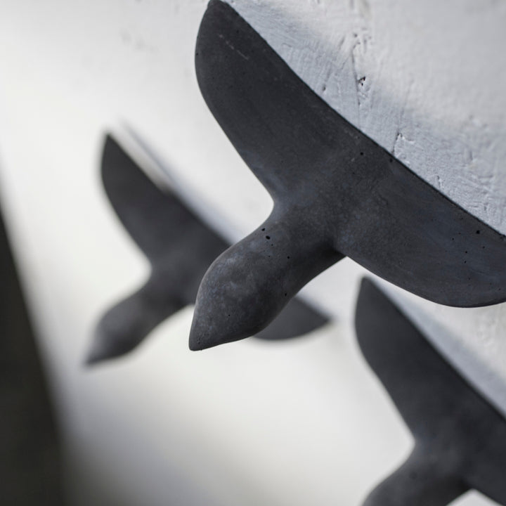 HUGE BIRD SWARM - coat hooks - set of 3 birds - large | Formpoet