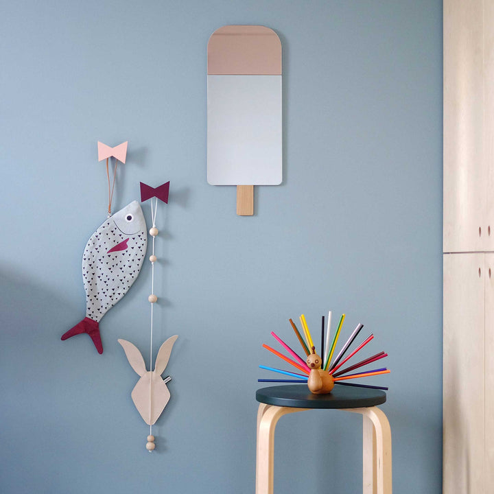 ICE CREAM MIRROR - Warm Rose Wall Mirror - Nicole & Tor Vitner Servé | EO Elements Optimal