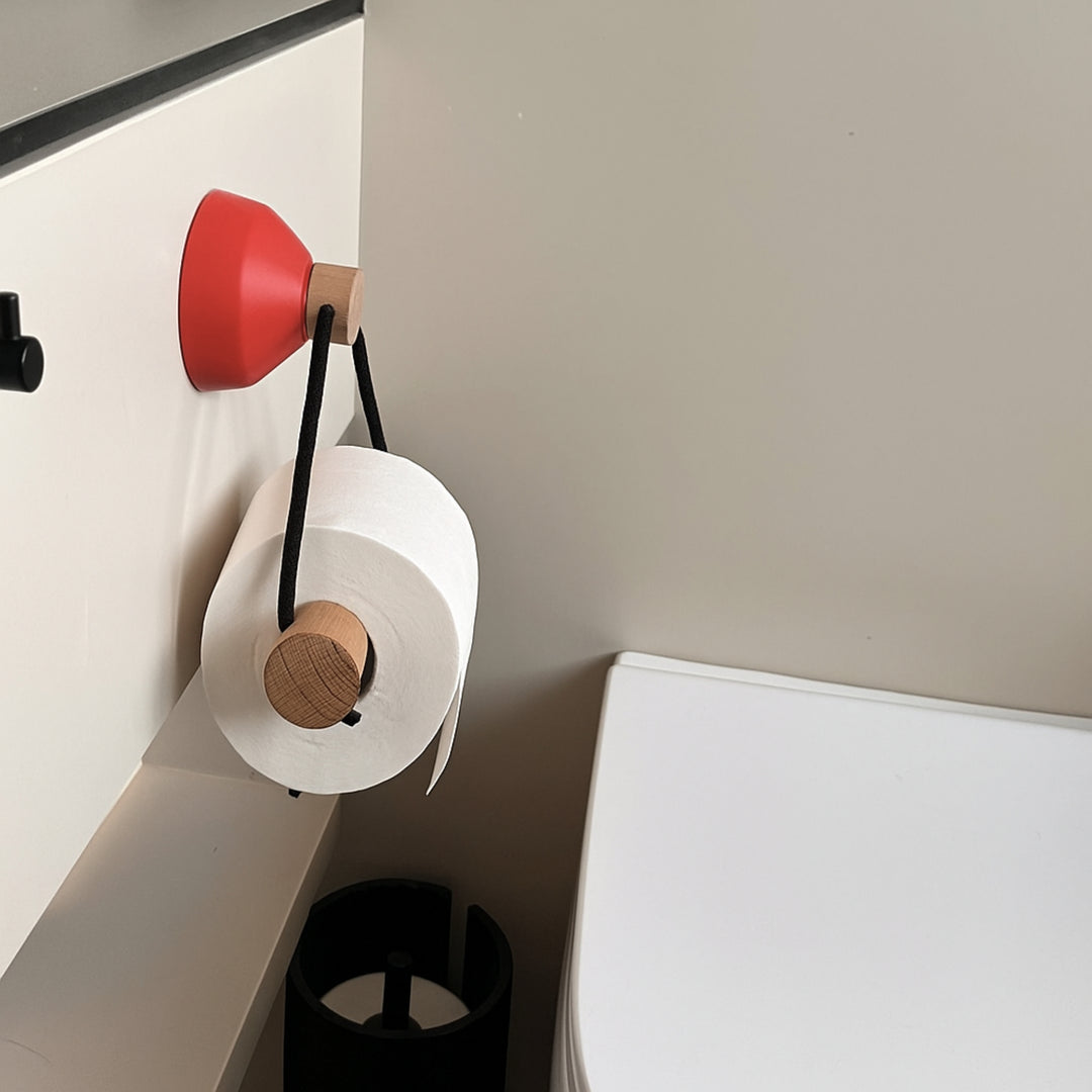 FIRE - toilet roll holder - recycled fire extinguishers | werkvoll