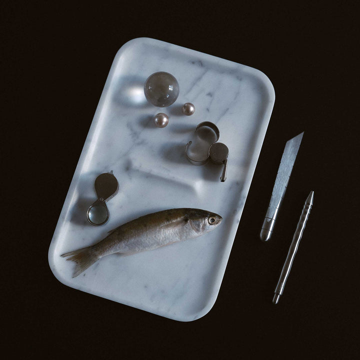 NOCTURN CATCH MARBLE - Ablage - Schale aus weissem Carrara Marmor | Craighill