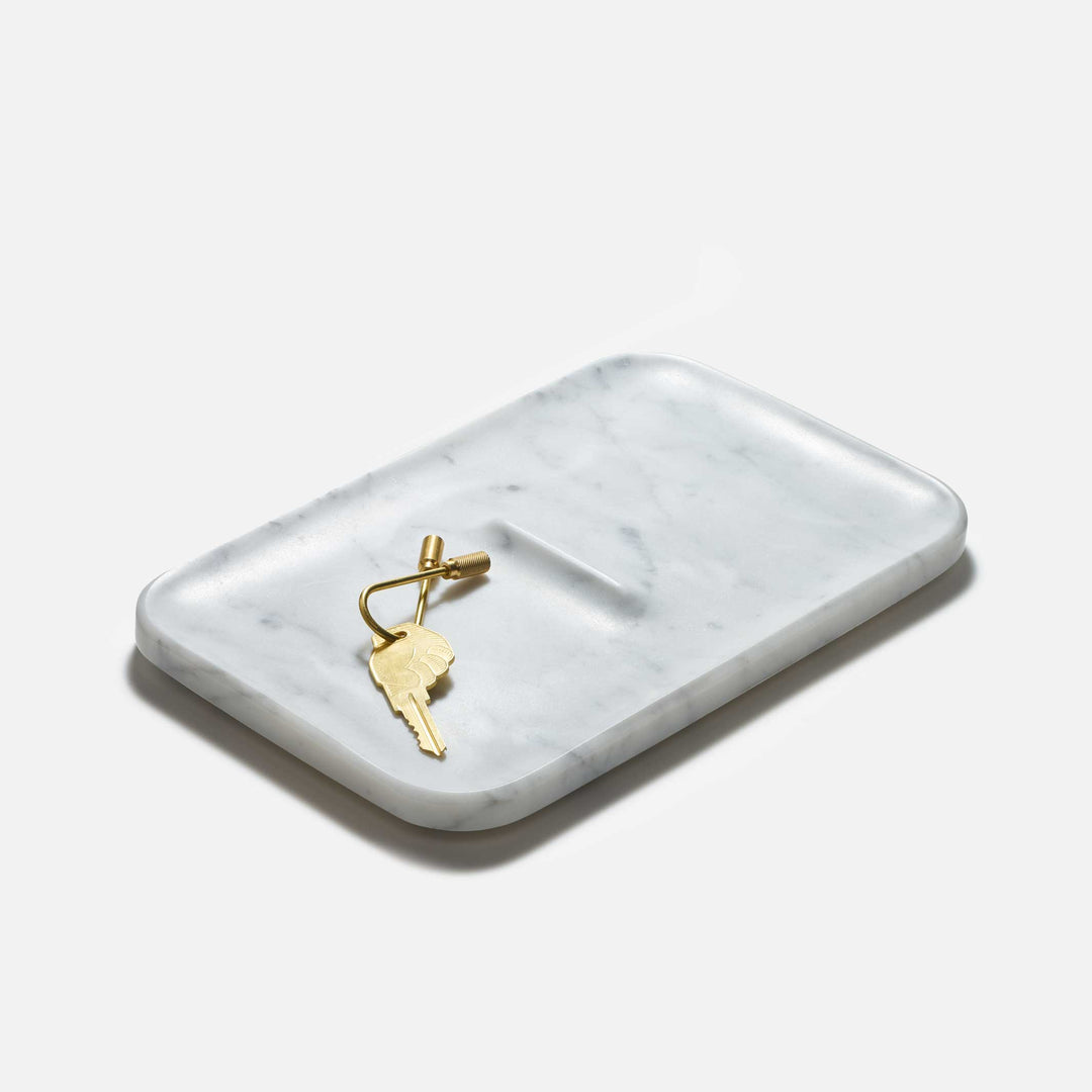 NOCTURN CATCH MARBLE - Ablage - Schale aus weissem Carrara Marmor | Craighill