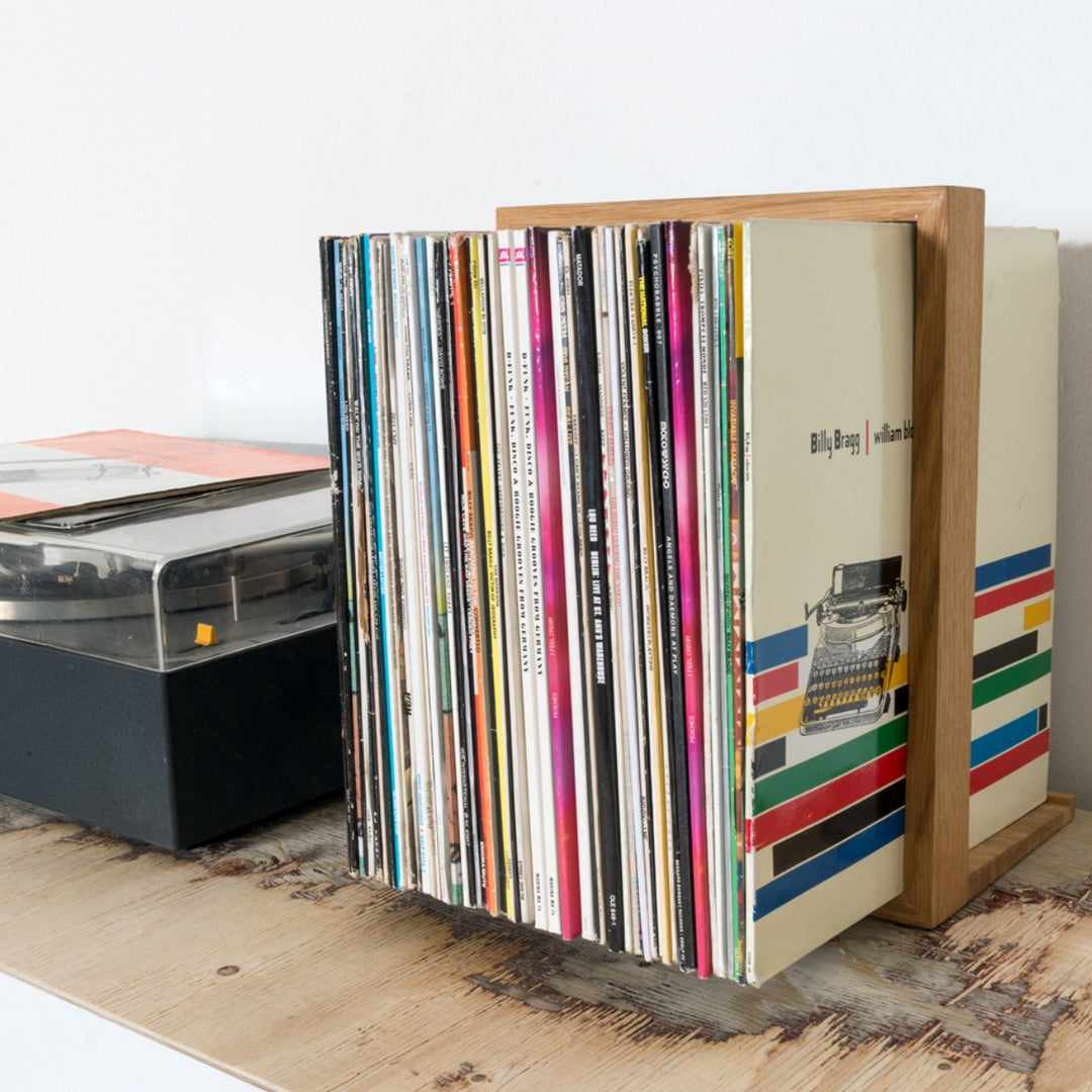 REGAL B-SEITE - record stand for 50 vinyls | das kleine b