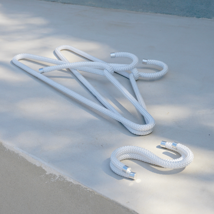 ROPE HANGER | Textile HANGERS | Set of 3 | Peppermint Products