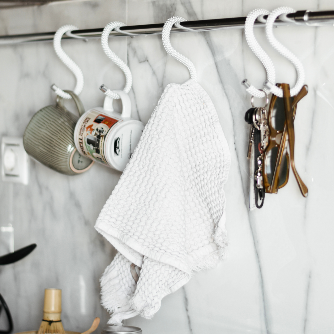 ROPE HOOK | Textile S COAT HOOKS | Set of 5 | Peppermint Products