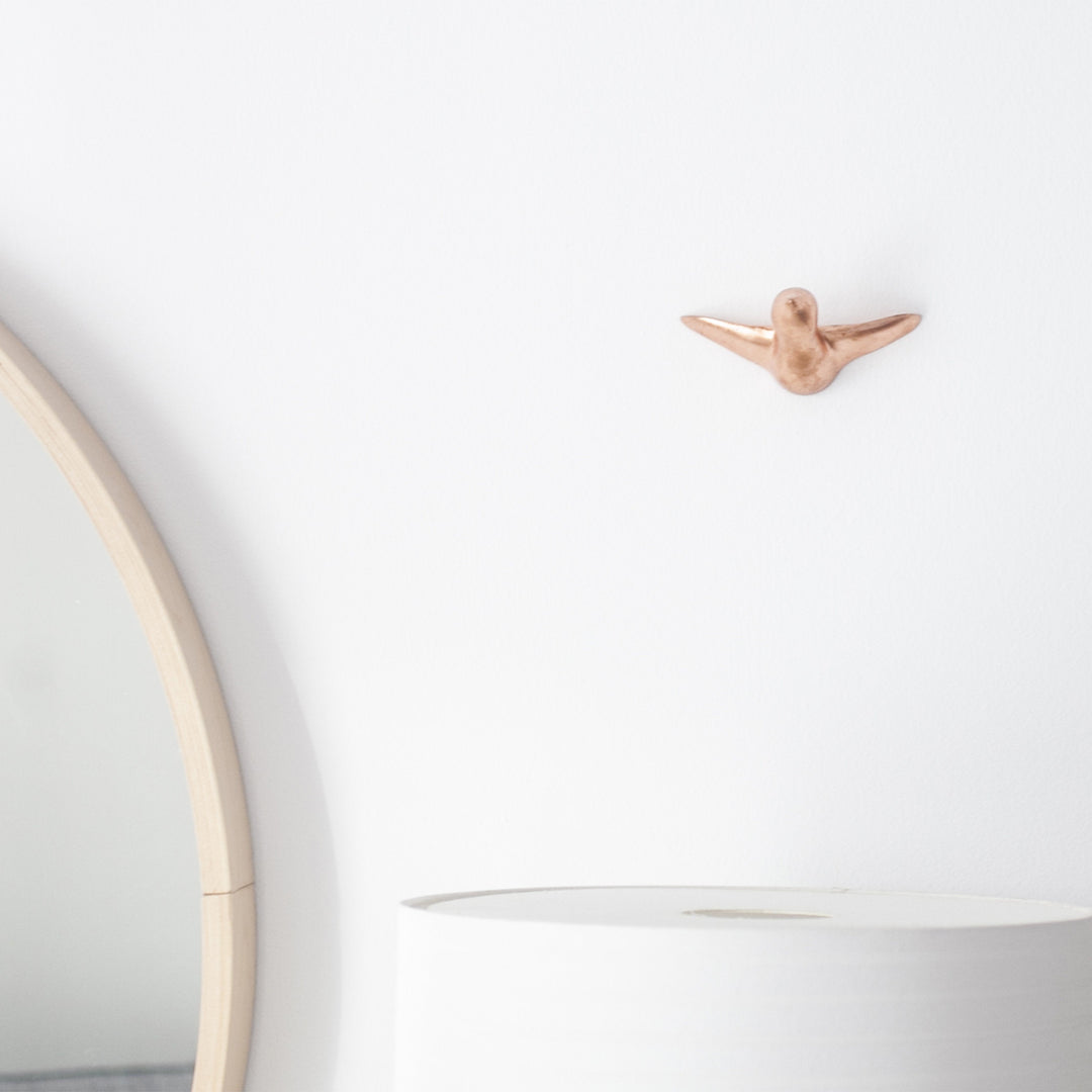 COPPER SWARM - wall hooks - set of 3 - copper | Formpoet