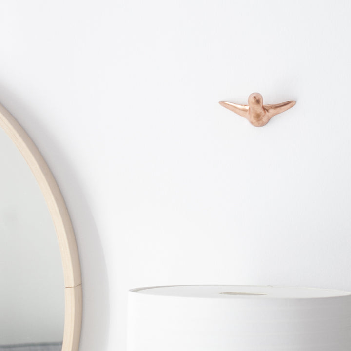 COPPER SWARM - wall hooks - set of 3 - copper | Formpoet