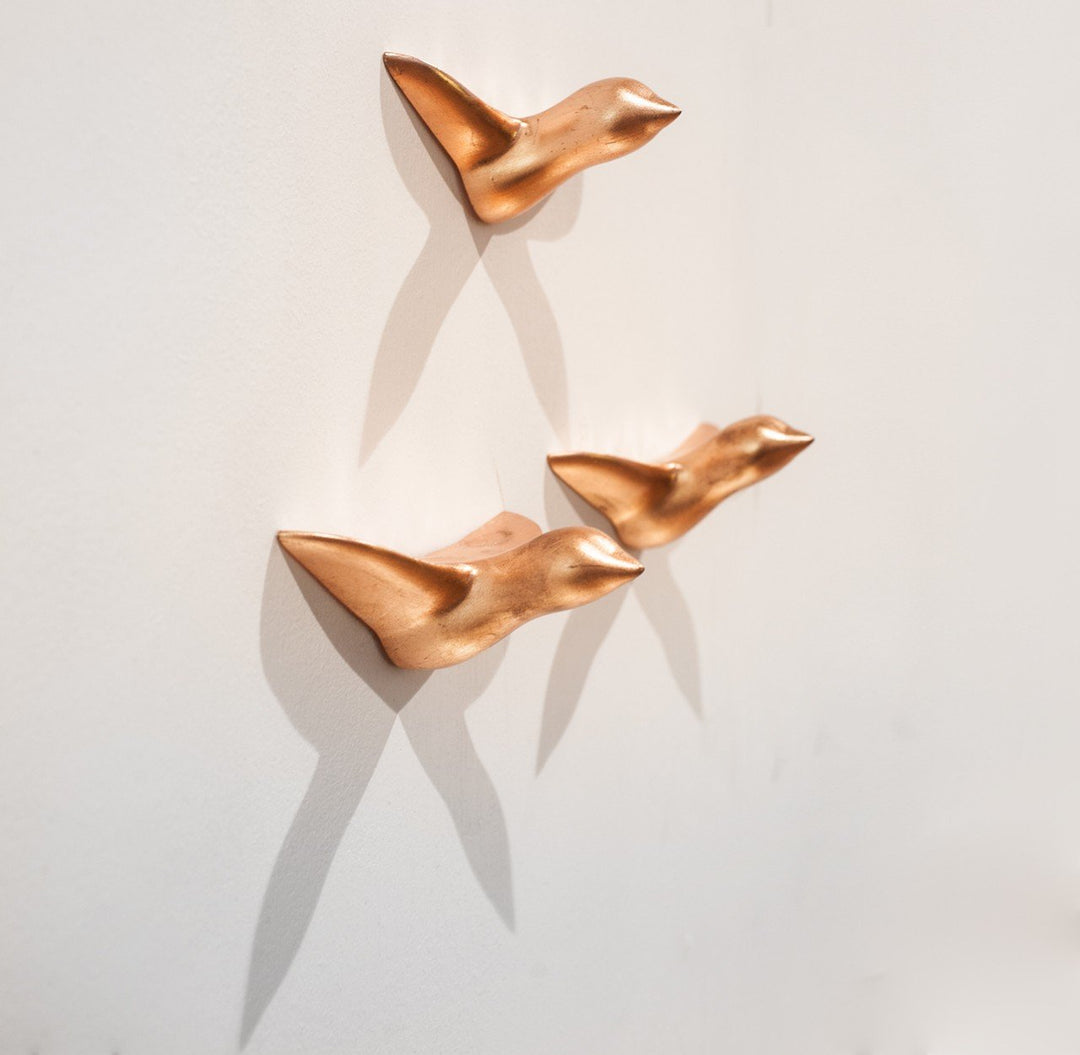 COPPER SWARM - wall hooks - set of 3 - copper | Formpoet