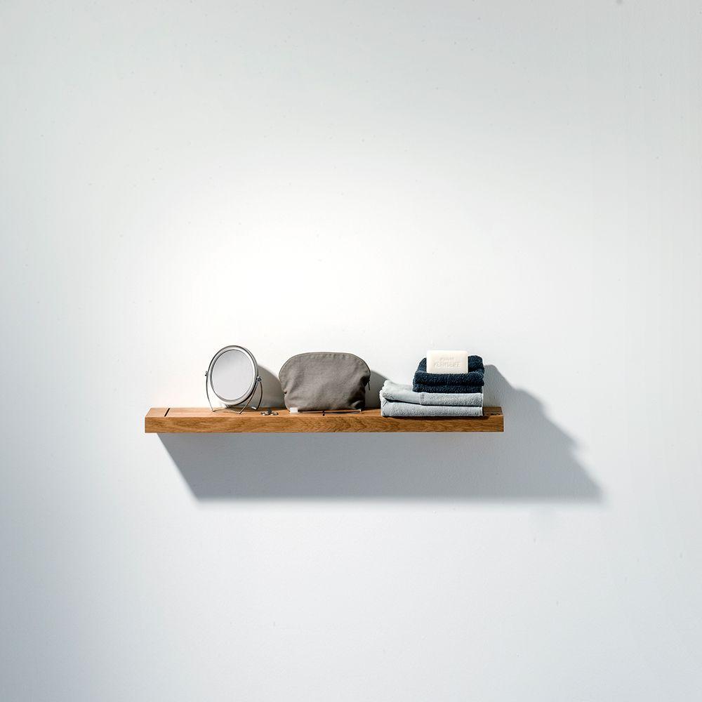 OAK - wall shelf with bookends | weld & co