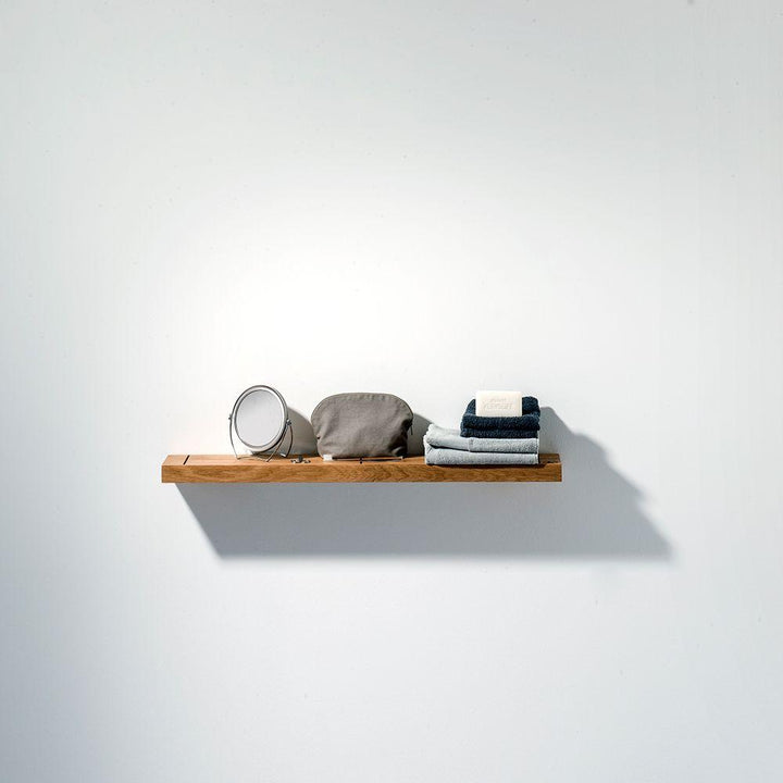 OAK - wall shelf with bookends | weld & co