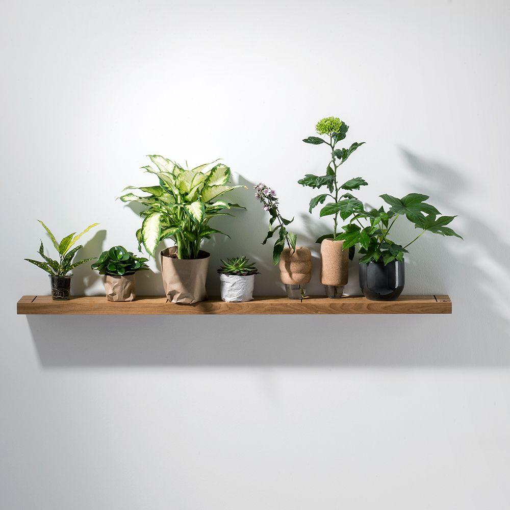 OAK - wall shelf with bookends | weld & co