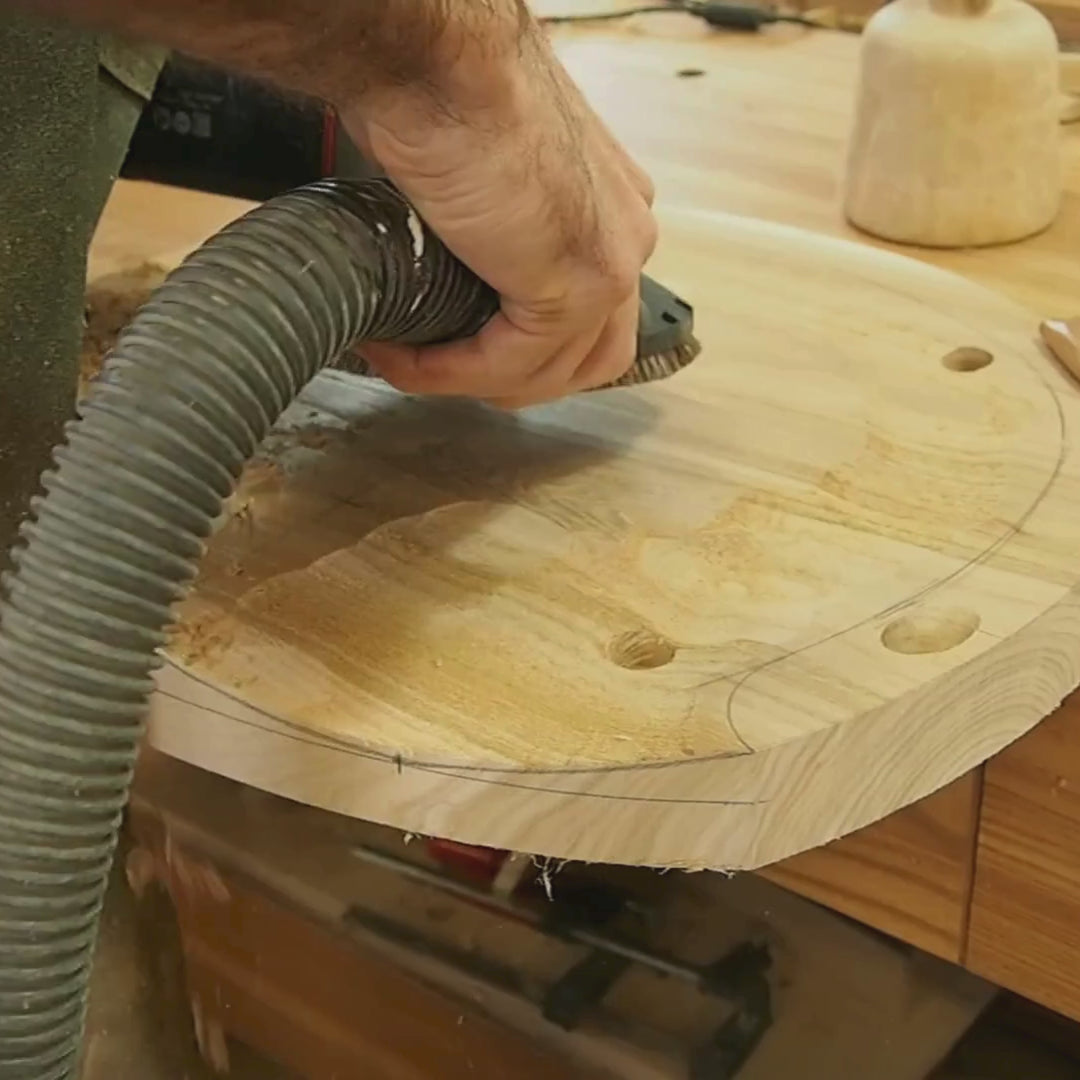 WERKHOCKER - Windsor-Stuhl - mit Lehne | Hartholzdesign