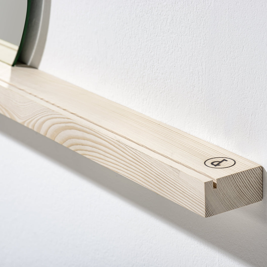 WEISSTANNE 01 - wall Mirror - wall shelf with mirror | weld & co