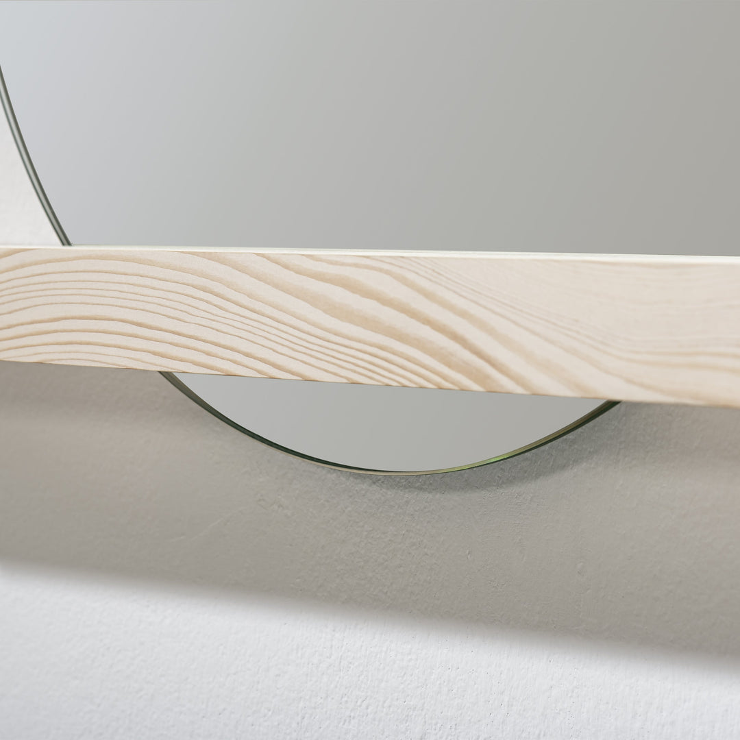 WEISSTANNE 01 - wall Mirror - wall shelf with mirror | weld & co