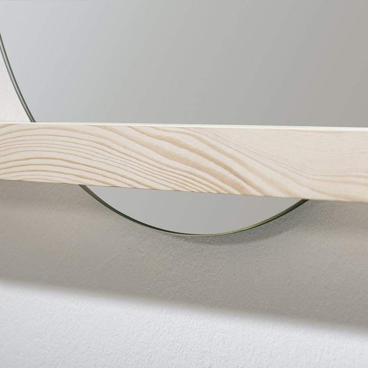 WEISSTANNE 01 - wall Mirror - wall shelf with mirror | weld & co