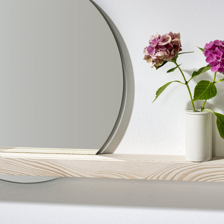 WEISSTANNE 01 - wall Mirror - wall shelf with mirror | weld & co