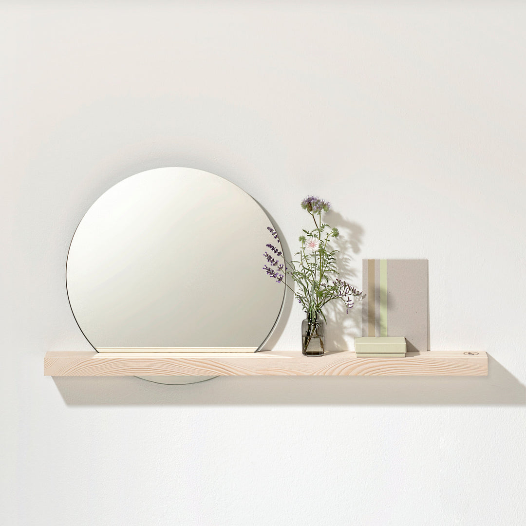 WEISSTANNE 01 - wall Mirror - wall shelf with mirror | weld & co