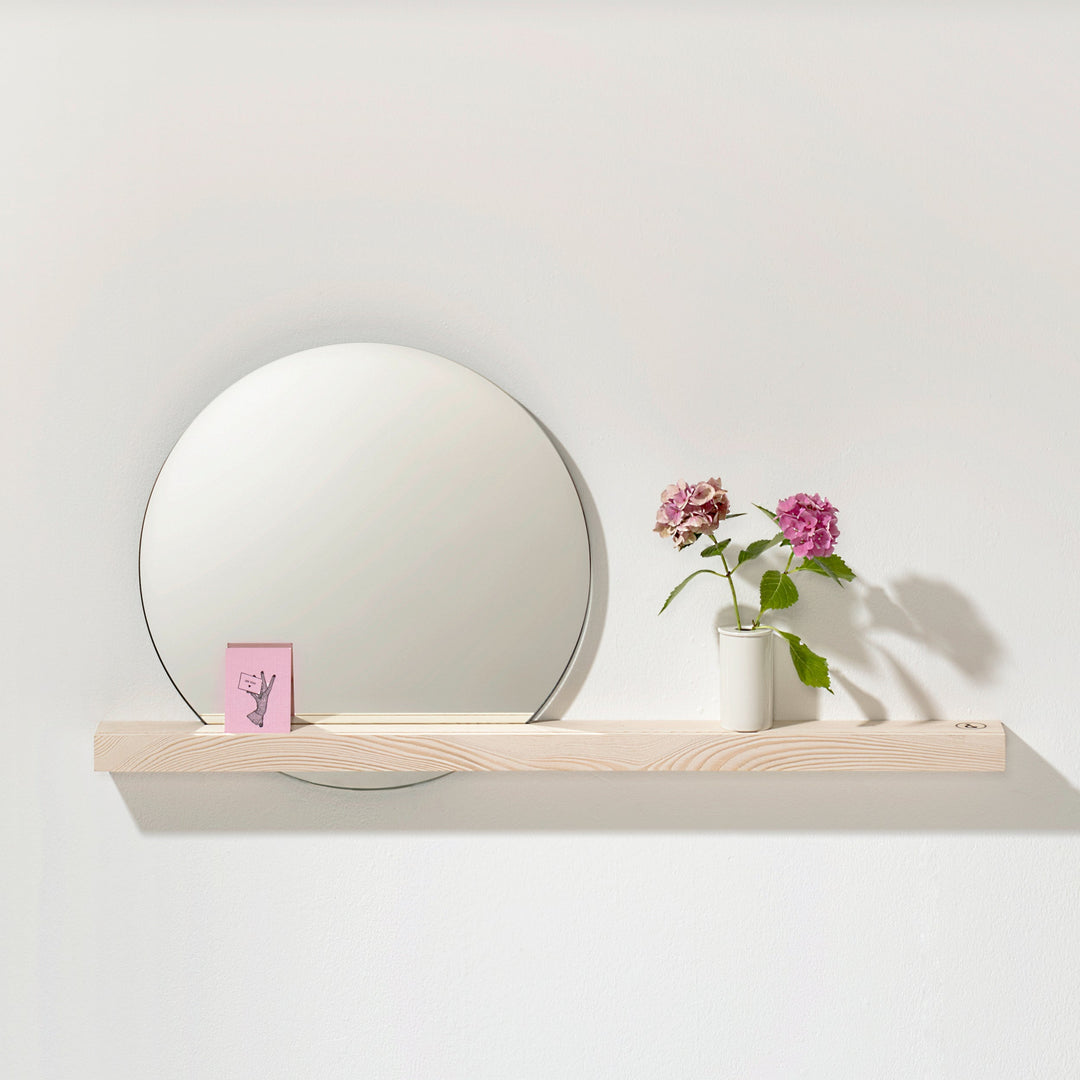 WEISSTANNE 01 - wall Mirror - wall shelf with mirror | weld & co