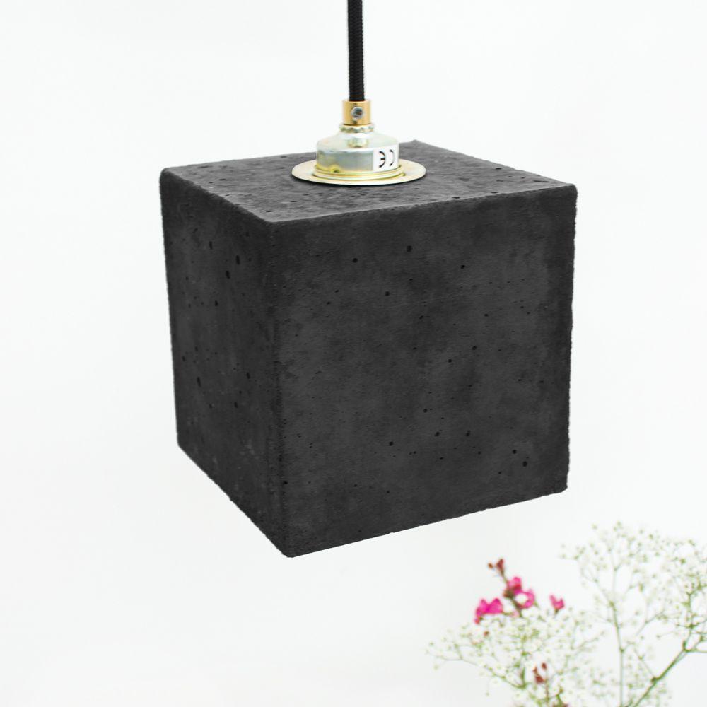 B1 - concrete pendant light - square | GANTlights