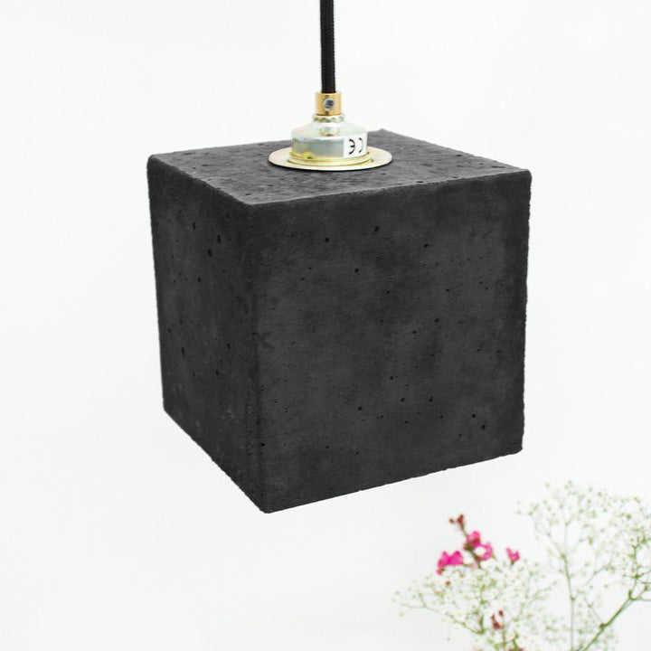B1 - concrete pendant light - square | GANTlights