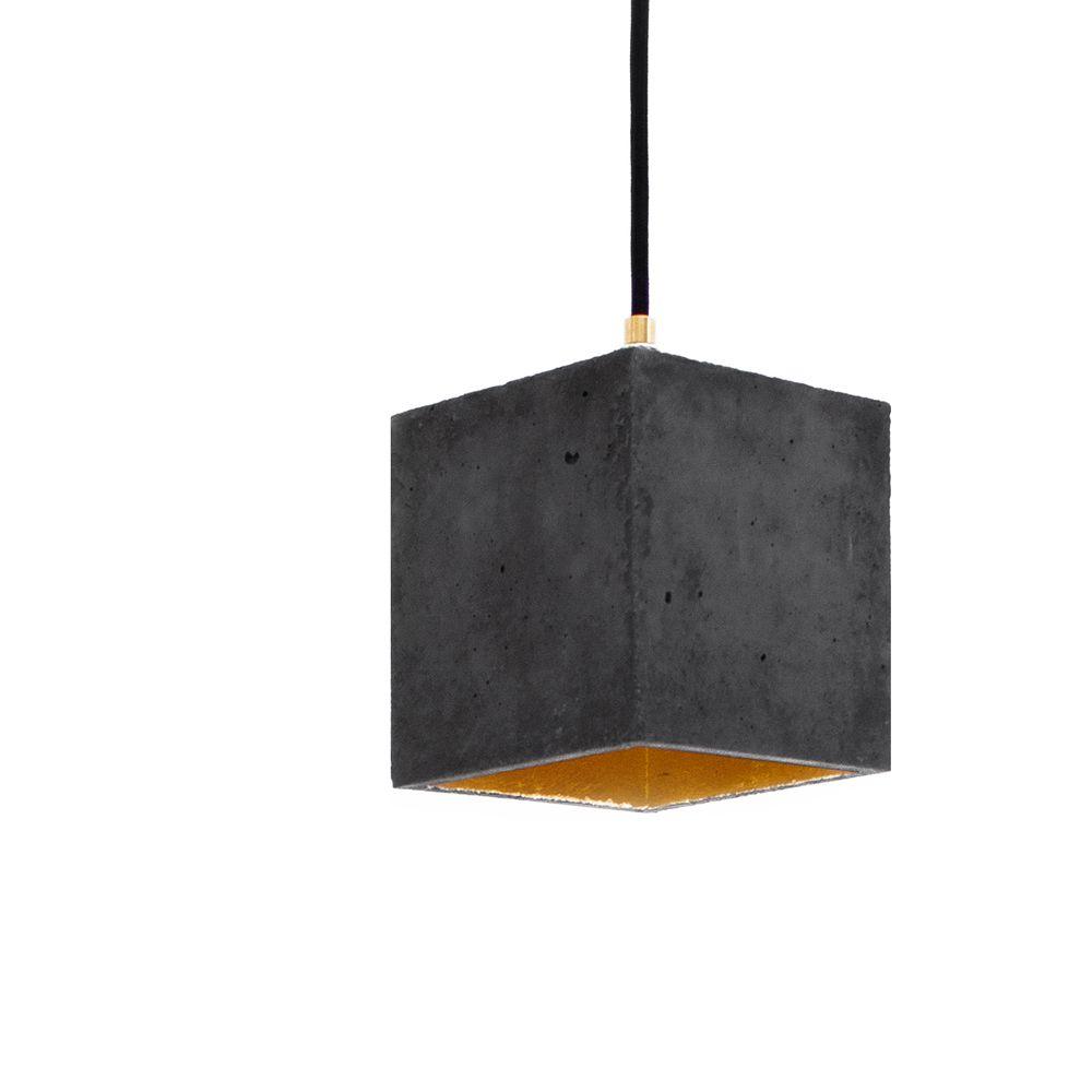 B1 - concrete pendant light - square | GANTlights