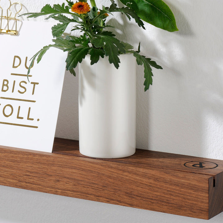 WALNUT 01 - Wall mirror - Wall shelf with mirror | weld & co