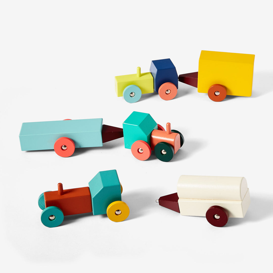 HOVERS TRACTORS | Wood PLAY TRACTORS | Floris Hovers | Areaware
