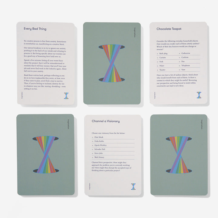 INSPIRATION CARD SET | 52 exercises to stimulate INNOVATIVE THINKING | English Edition | The School of Life