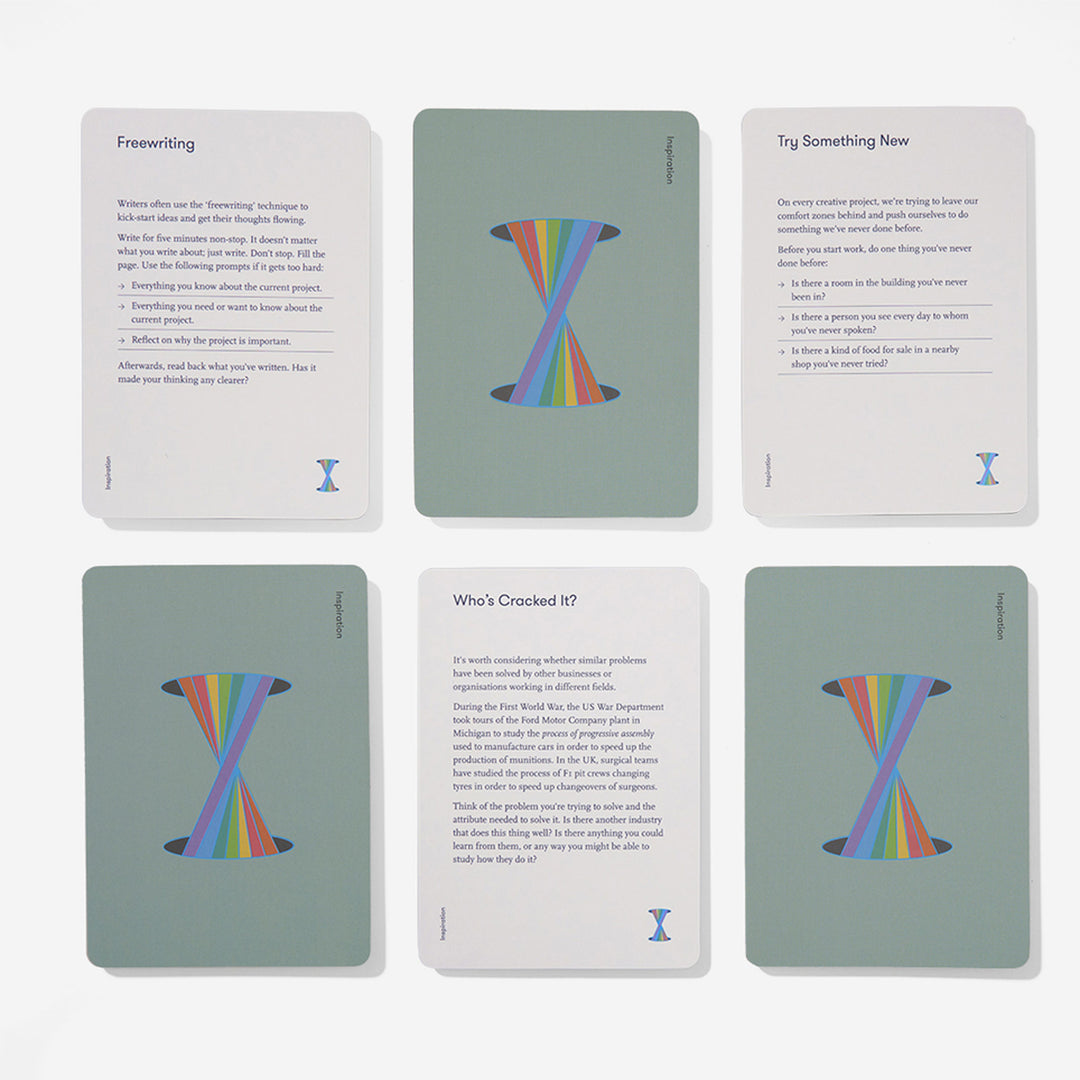INSPIRATION CARD SET | 52 exercises to stimulate INNOVATIVE THINKING | English Edition | The School of Life