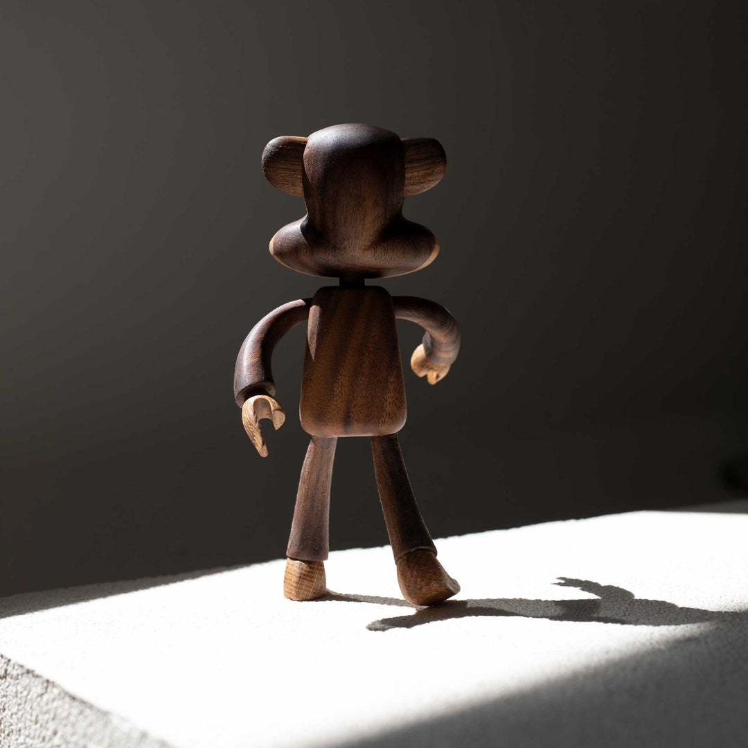 JULIUS the MONKEY - Wooden figurine - Walnut & Oak | boyhood x Paul Frank