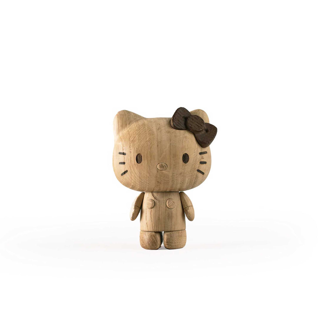 HELLO KITTY small - Wooden FIGURINE - Oak 14 cm high | boyhood