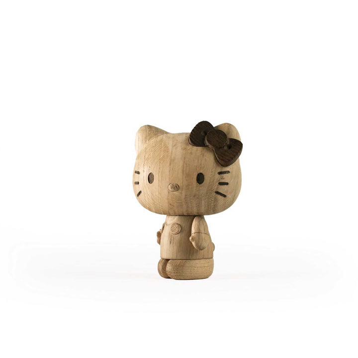 HELLO KITTY small - Wooden FIGURINE - Oak 14 cm high | boyhood
