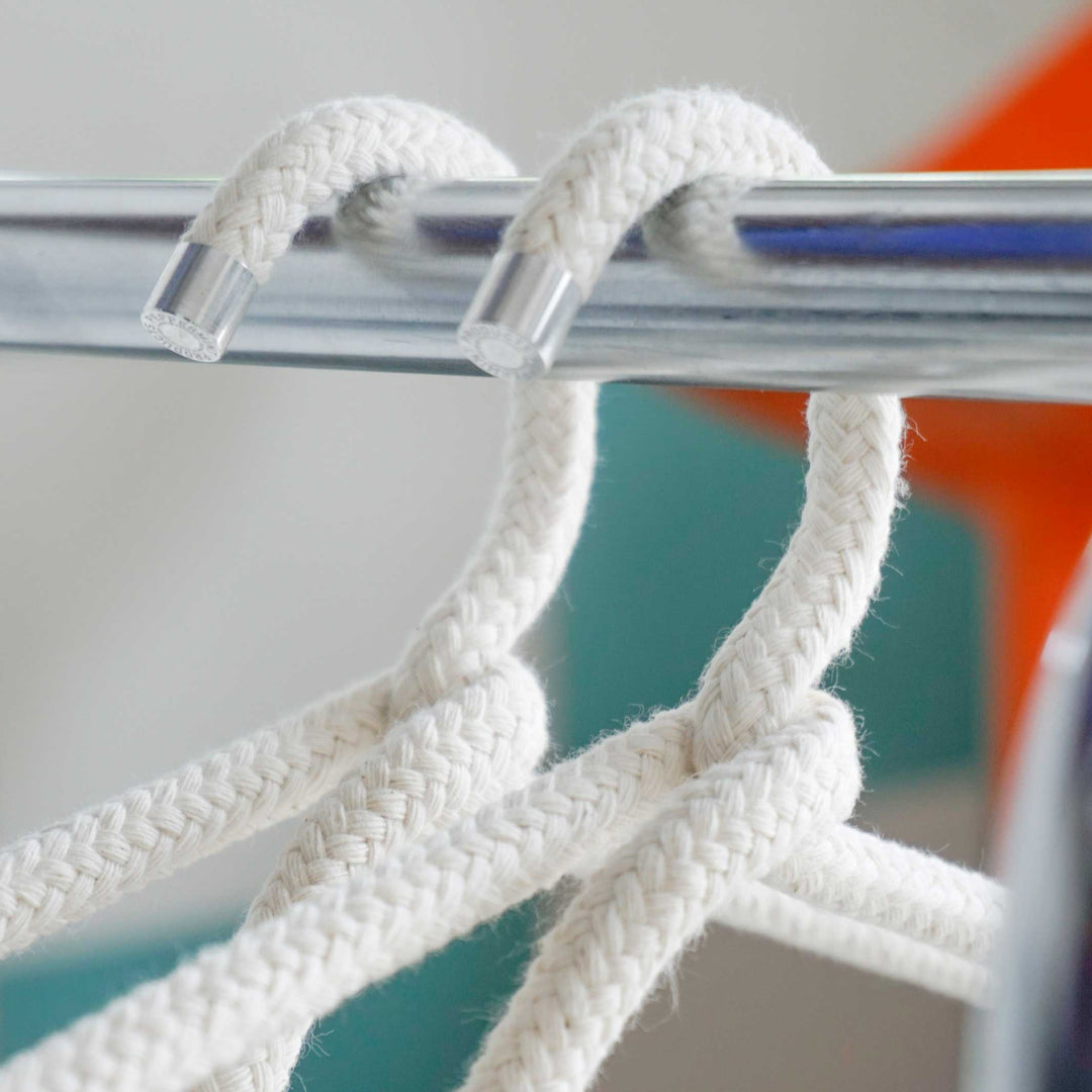 ROPE HANGER Cotton | Naturfarbene Textil-KLEIDERBÜGEL aus Baumwoll-Seil | 3er Set | Peppermint Products