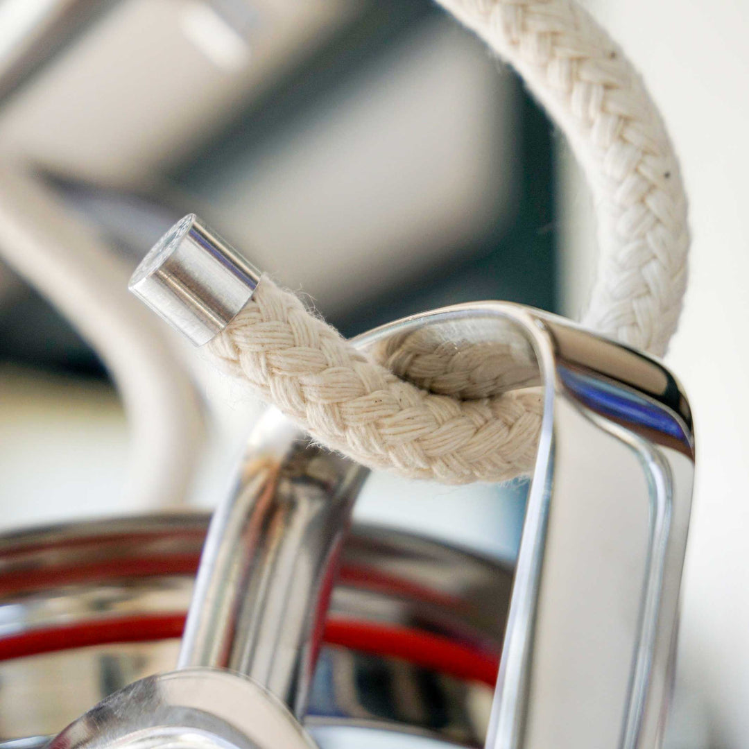 LOOP HOOK Cotton | Natural textile S COAT HOOKS | Set of 5 | Peppermint Products