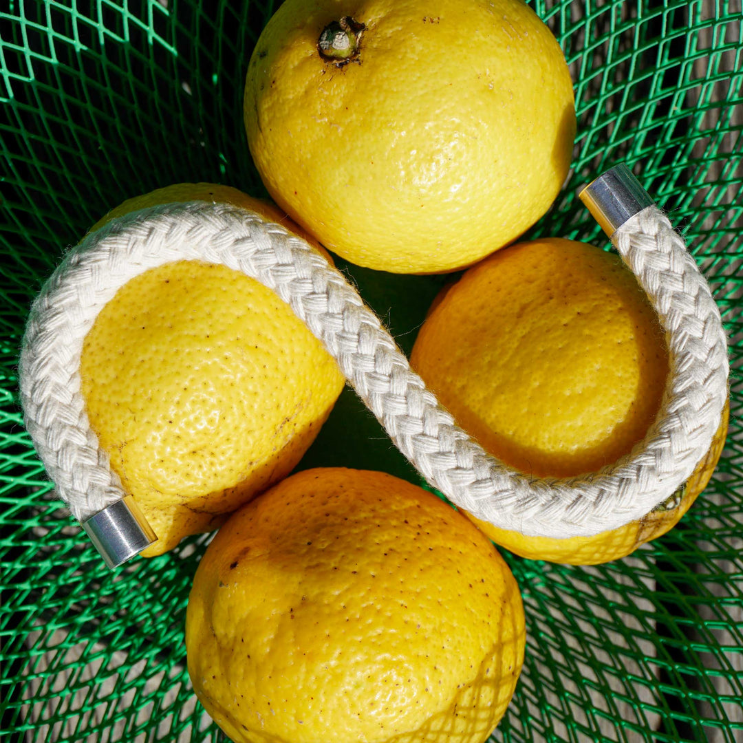 LOOP HOOK Cotton | Natural textile S COAT HOOKS | Set of 5 | Peppermint Products