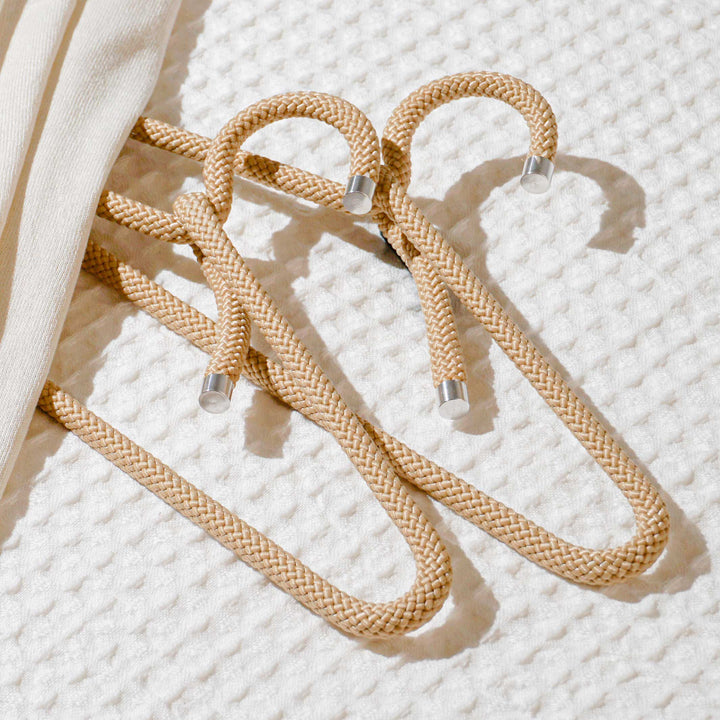 KIDS ROPE HANGER | Textile Hangers for Kids | Set of 3 | Peppermint Products