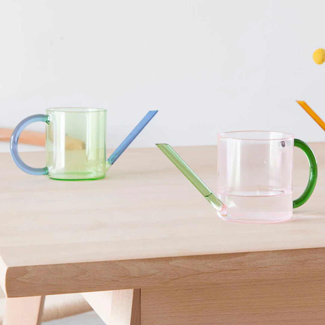 GLASS WATERING CAN - zweifarbige Glas-Giesskanne | Block Design