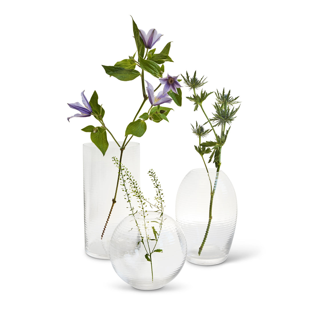 LAINE CYLINDRICAL - zylinderförmige Glas-Vase - H=25 cm | Samuli Helavuo | Spring Copenhagen