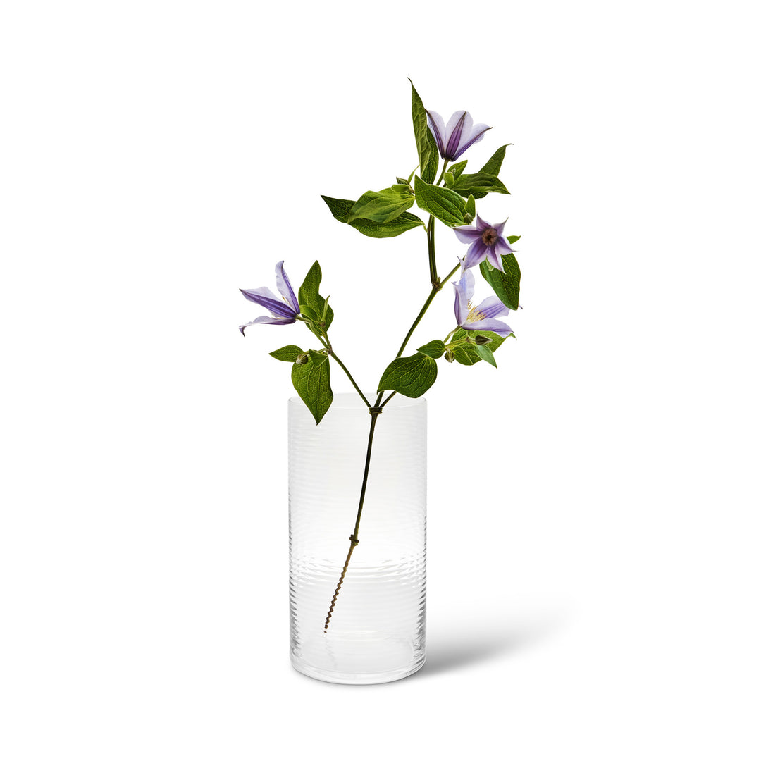 LAINE CYLINDRICAL - zylinderförmige Glas-Vase - H=25 cm | Samuli Helavuo | Spring Copenhagen