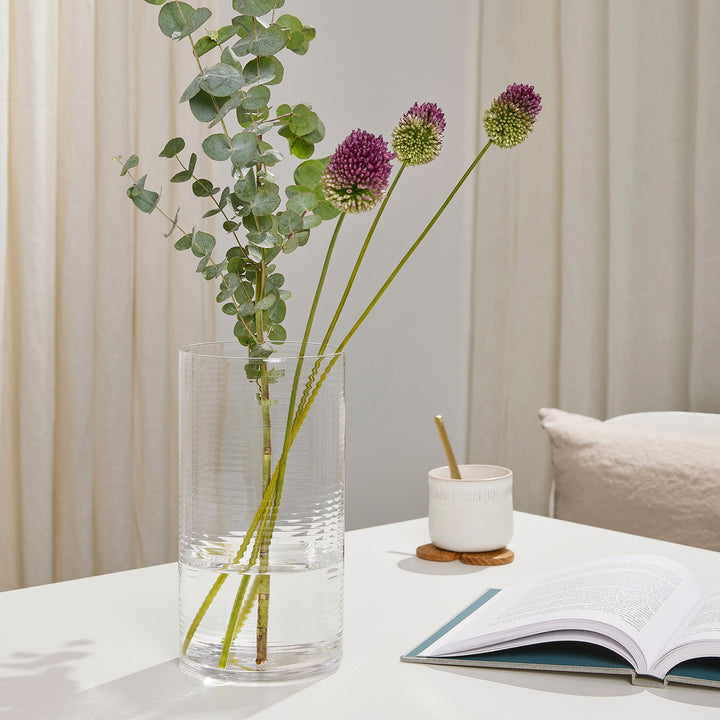 LAINE CYLINDRICAL - zylinderförmige Glas-Vase - H=25 cm | Samuli Helavuo | Spring Copenhagen