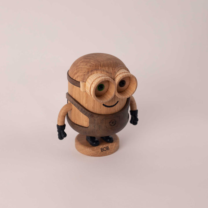 BOB - BOYHOOD x Minions - Wooden Comic Figurine Oak 11.5 cm high | Jakob Burgsø | boyhood