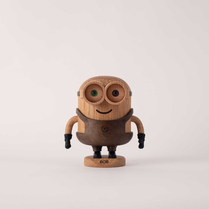 BOB - BOYHOOD x Minions - Wooden Comic Figurine Oak 11.5 cm high | Jakob Burgsø | boyhood